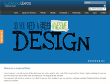 Tablet Screenshot of lucknowwebs.com